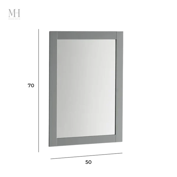 Miroir décoratif en bois pour une salle de bain élégante