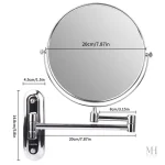 Miroir 360° avec fonction grossissante x10