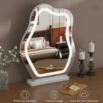 Miroir de bureau avec éclairage LED pour un look impeccable