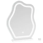 Miroir bureau élégant avec éclairage pour mise en beauté