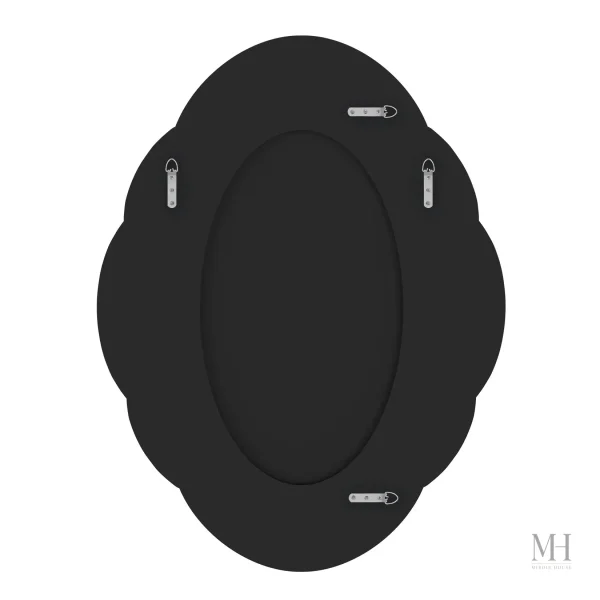 Miroir 60x80 cm avec finition argentée et design raffiné