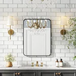 Élégance et modernité avec ce miroir rectangulaire