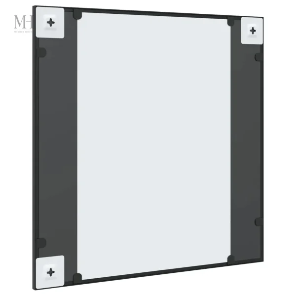 Miroir en métal noir pour intérieur contemporain