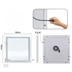 Miroir lumineux anti-buée pratique et stylé