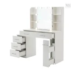 Miroir Coiffeuse Compact et Élégant