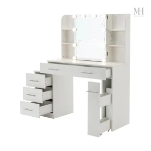 Miroir Coiffeuse Compact et Élégant