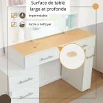 Miroir de coiffeuse pour un espace élégant