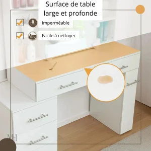 Miroir de coiffeuse pour un espace élégant
