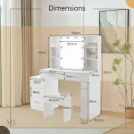 Miroir pratique pour la routine beauté quotidienne