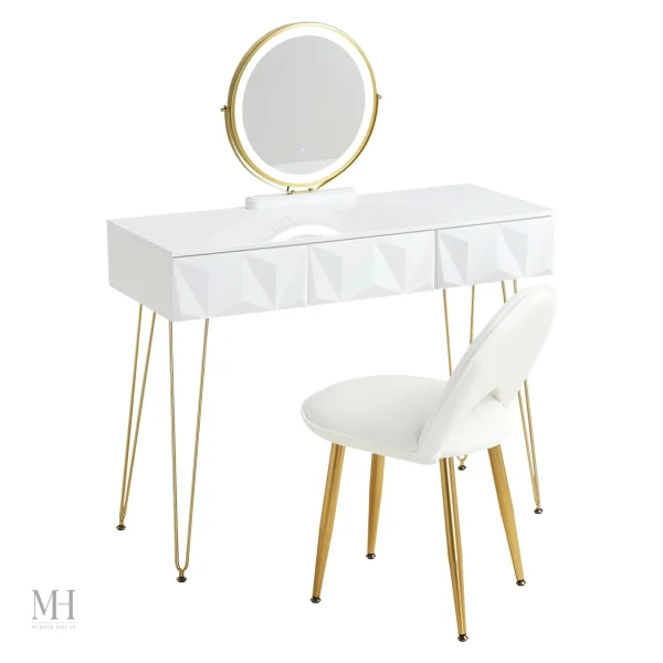 Mobilier de coiffeuse moderne avec LED