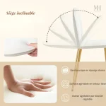 Miroir coiffeuse contemporain avec fonction rotative