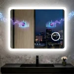 Miroir Connecté LED Salle de Bain Anti-Buée