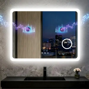 Miroir Connecté LED Salle de Bain Anti-Buée