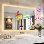 Miroir LED Bluetooth pour un Éclairage Optimal