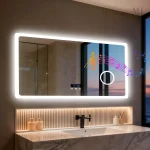 Miroir Connecté avec Éclairage LED et Bluetooth