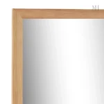 Miroir Contour Bois avec Rangements Pratiques