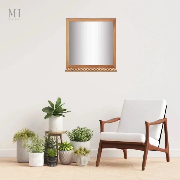 Accessoire Décoratif en Bois Massif