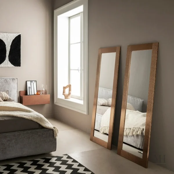 miroir-cuivre-1 Miroir Cuivre 146x56 cm avec cadre texturé