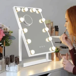 Miroir Hollywood avec éclairage intégré pour beauté