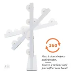 Miroir de beauté lumineux pour un rendu optimal