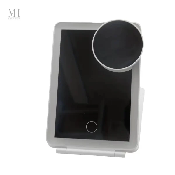 Miroir LED compact pour un maquillage précis en déplacement