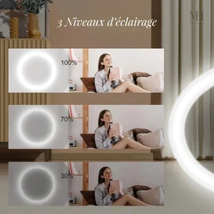 Miroir compact idéal pour les déplacements et le maquillage