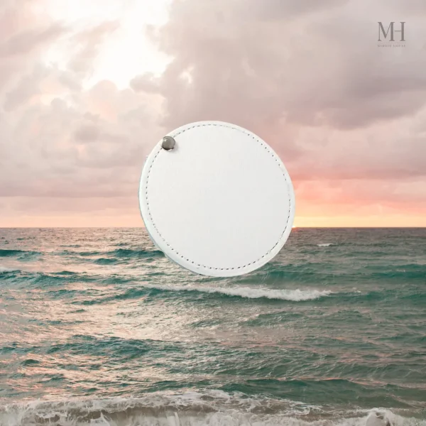 miroir-de-poche-cuir-1 Miroir de poche cuir rond 8 cm avec étui rabattable