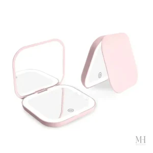 Miroir de maquillage grossissant avec éclairage LED
