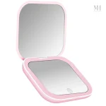 Miroir de maquillage double face, pratique et élégant