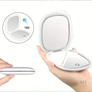 Miroir pratique avec éclairage LED intégré