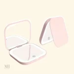 Miroir compact avec lumière LED pour un maquillage parfait
