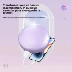 Miroir 4-en-1 pratique pour le maquillage et le style
