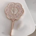Miroir de poche vintage, idéal pour retouches maquillage