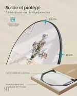 Cadre aluminium noir pour un style contemporain