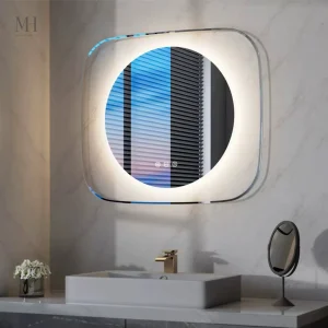 Miroir de Salle de Bain LED Design