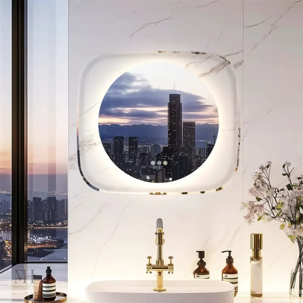 Miroir lumineux pour une meilleure visibilité