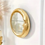 Miroir mural brillant avec thème lunaire unique