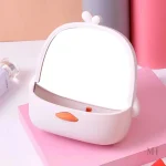 Miroir de maquillage au design kawaii et fonctionnel