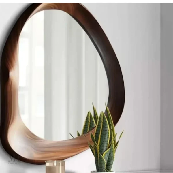 Miroir Design en Bois pour Ambiance Chic et Naturelle