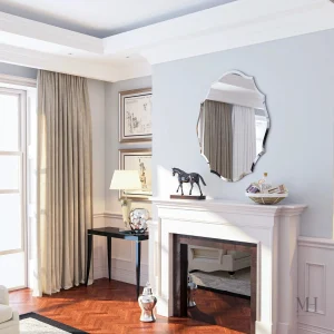 Miroir mural original pour salon contemporain