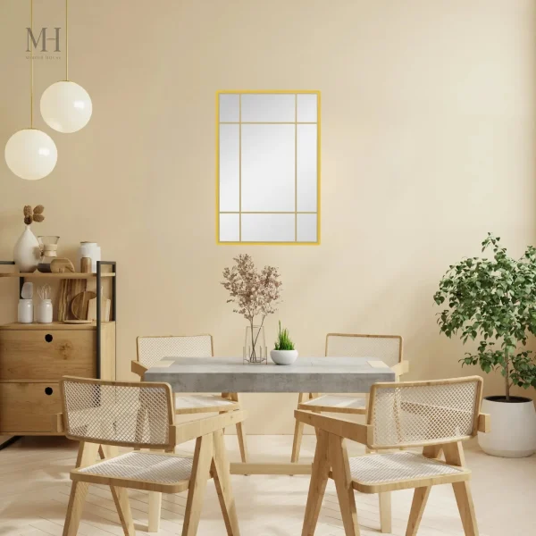 Miroir Esthétique Rectangulaire pour Intérieur Chic