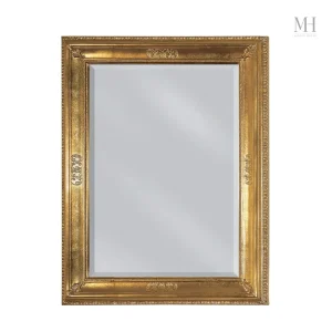Miroir Ancien en Bois Doré