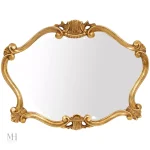 Miroir Doré Baroque 91x69 cm pour une décoration élégante