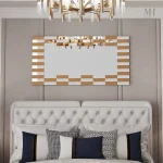 Reflets glamour avec ce miroir doré
