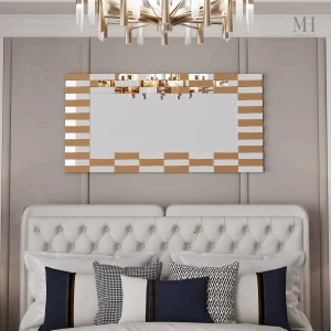 Reflets glamour avec ce miroir doré