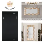 Miroir doré design pour une touche moderne
