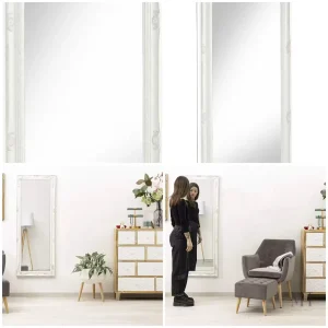 Miroir Mural Rectangulaire Élégant 142x55cm