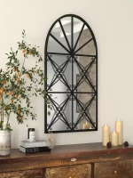 Miroir noir avec cadre original