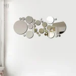 Miroir Rond Acrylique, Accessoire Décoratif Unique