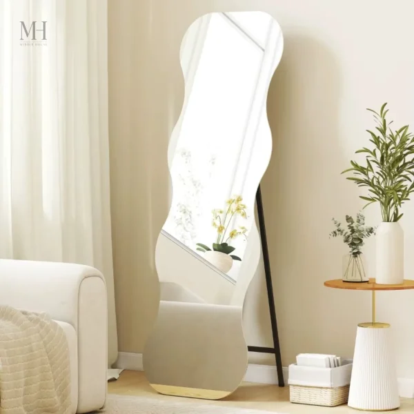 Miroir décoratif vague pour intérieur